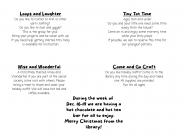 Description of programs