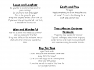 Program Descriptions