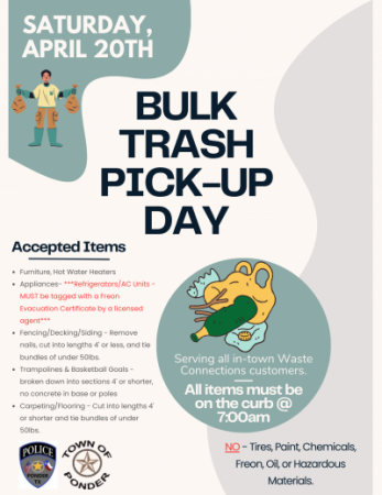 Bulk Trash Pick Up Day