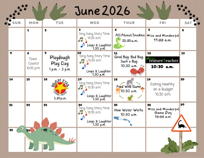 June 2026 calendar of events