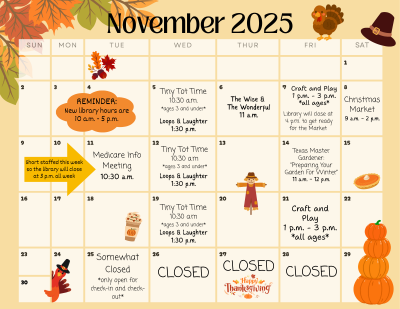 November 2025 Calendar